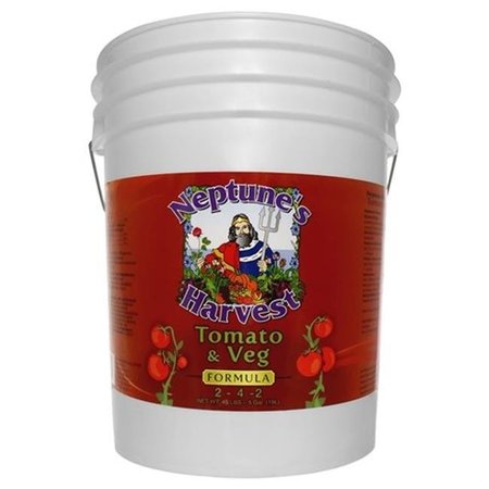 NEPTUNES HARVEST Neptunes Harvest 5 Gallon Red Label Pail Tomato & Veg Formula Fertilizer TV 150